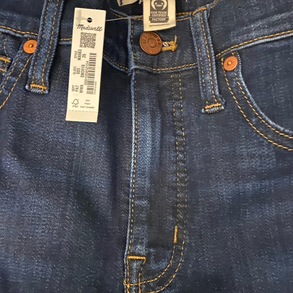 Madewell Dark Blue Denim Jeans